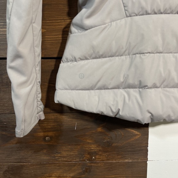 Lululemon Womens Down For It All Jacket Vapor Gray 700 Fill Size 6 - Picture 7 of 9